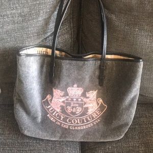Juicy Couture Terry cloth gray handbag